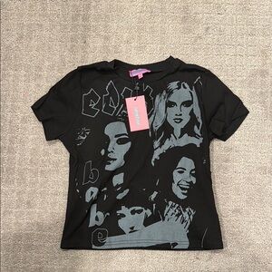 Black Graphic Tee